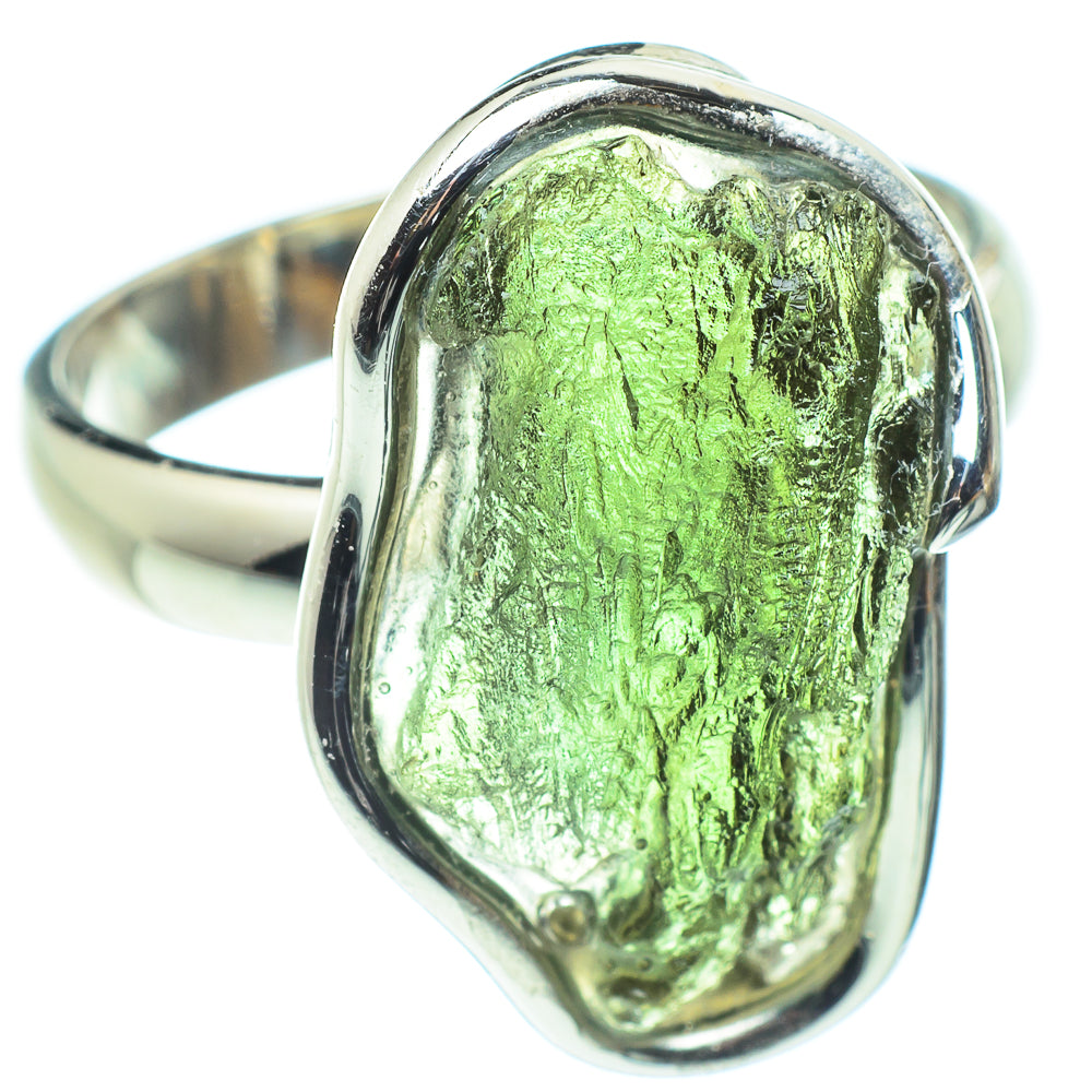 Czech Moldavite Rings handcrafted by Anasilvercos - RING58223
