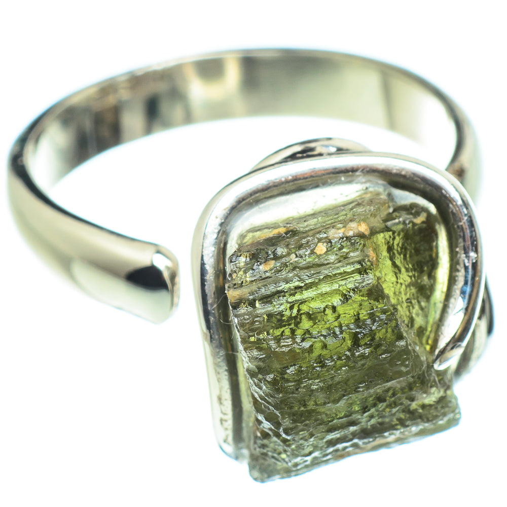 Czech Moldavite Rings handcrafted by Anasilvercos - RING58225