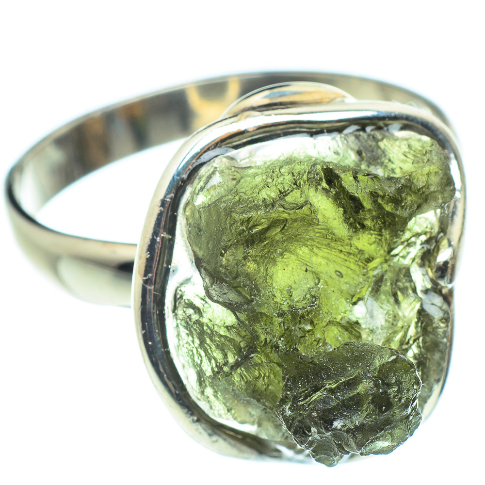Czech Moldavite Rings handcrafted by Anasilvercos - RING58232