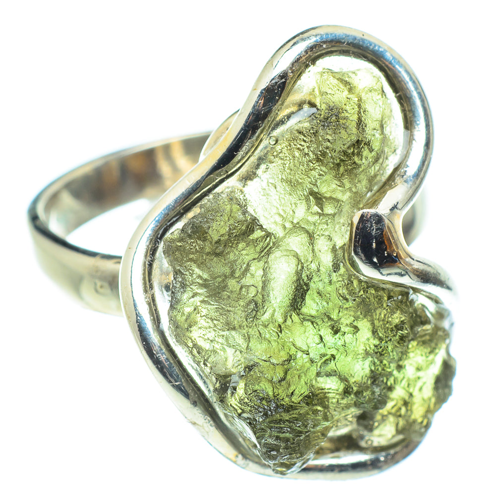 Czech Moldavite Rings handcrafted by Anasilvercos - RING58233