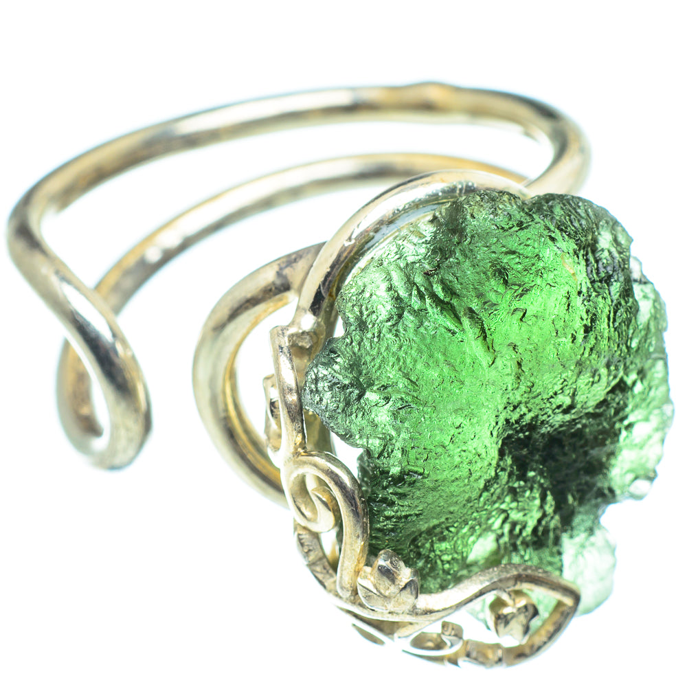 Czech Moldavite Rings handcrafted by Anasilvercos - RING58234
