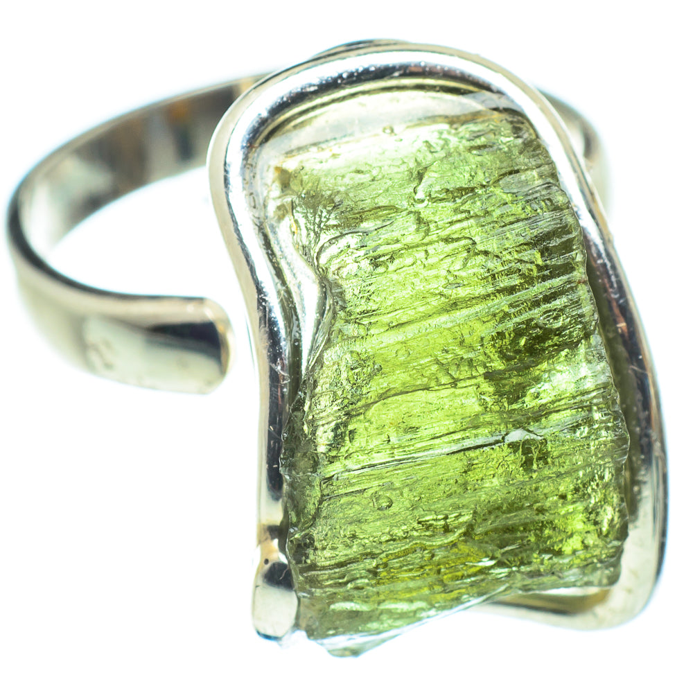 Czech Moldavite Rings handcrafted by Anasilvercos - RING58237