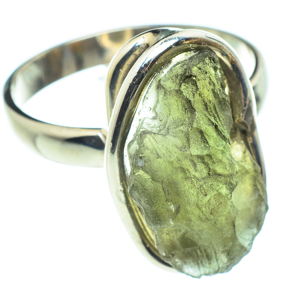 Czech Moldavite Rings handcrafted by Anasilvercos - RING58238