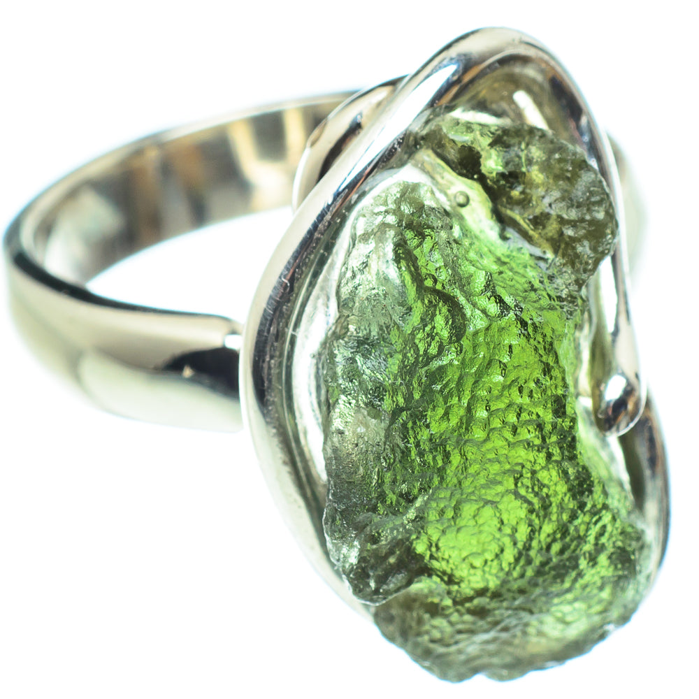 Czech Moldavite Rings handcrafted by Anasilvercos - RING58239