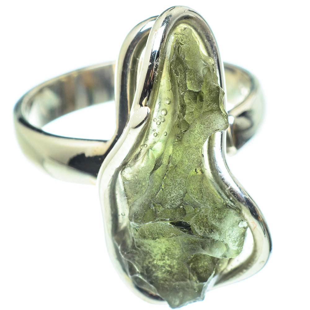 Czech Moldavite Rings handcrafted by Anasilvercos - RING58242