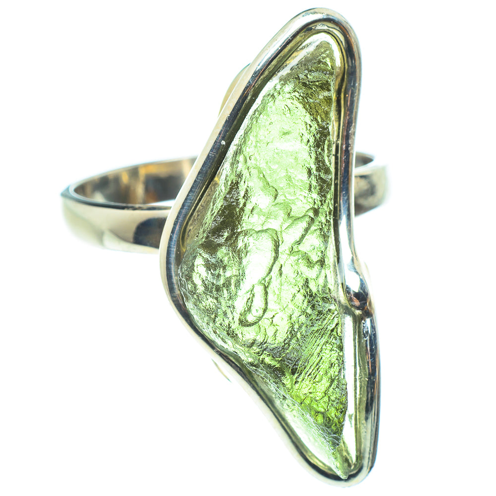 Czech Moldavite Rings handcrafted by Anasilvercos - RING58244