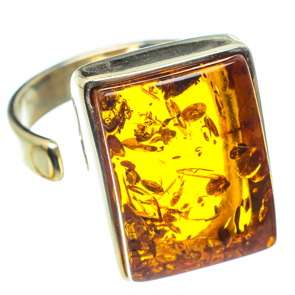Baltic Amber Rings handcrafted by Anasilvercos - RING58249