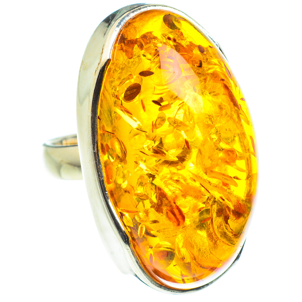 Baltic Amber Rings handcrafted by Anasilvercos - RING58257