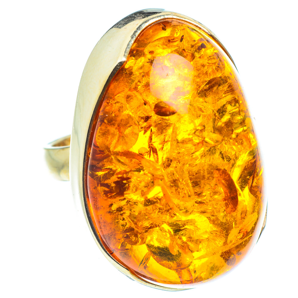 Baltic Amber Rings handcrafted by Anasilvercos - RING58268
