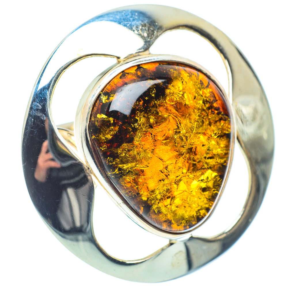 Baltic Amber Rings handcrafted by Anasilvercos - RING58279