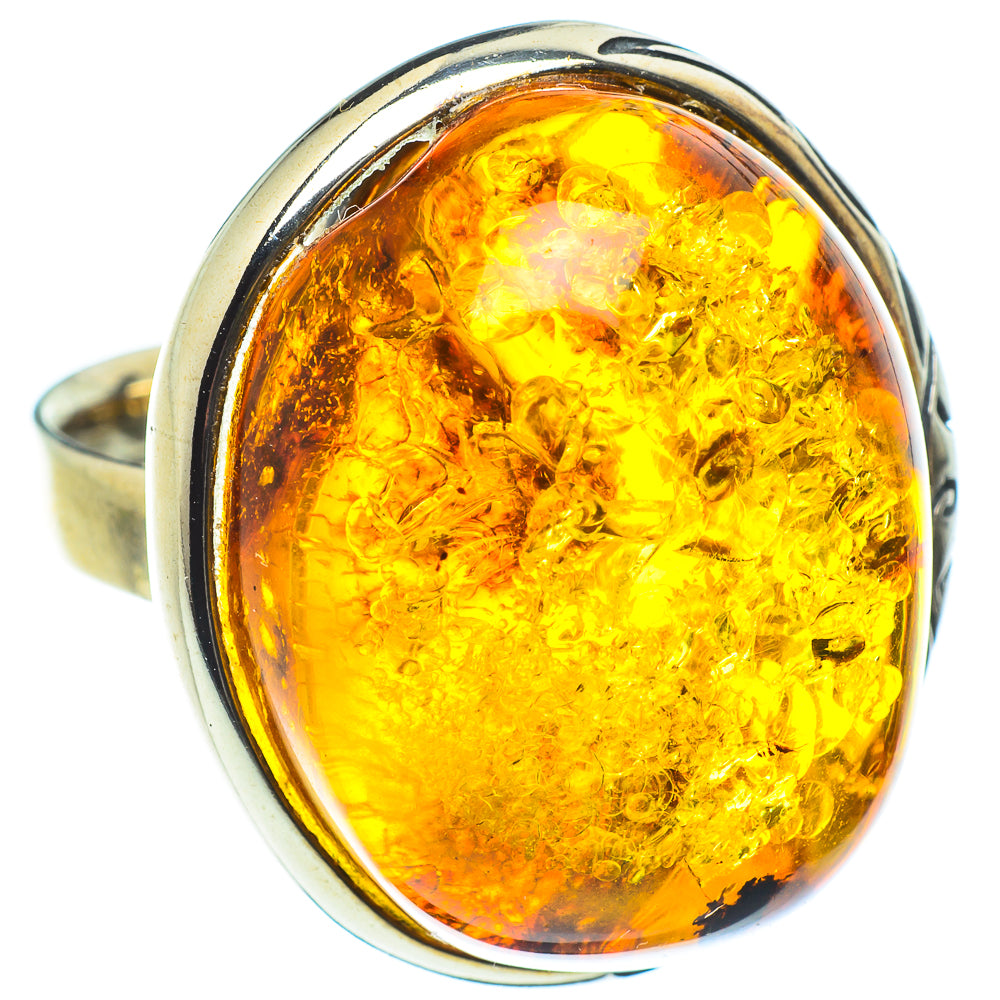 Baltic Amber Rings handcrafted by Anasilvercos - RING58283