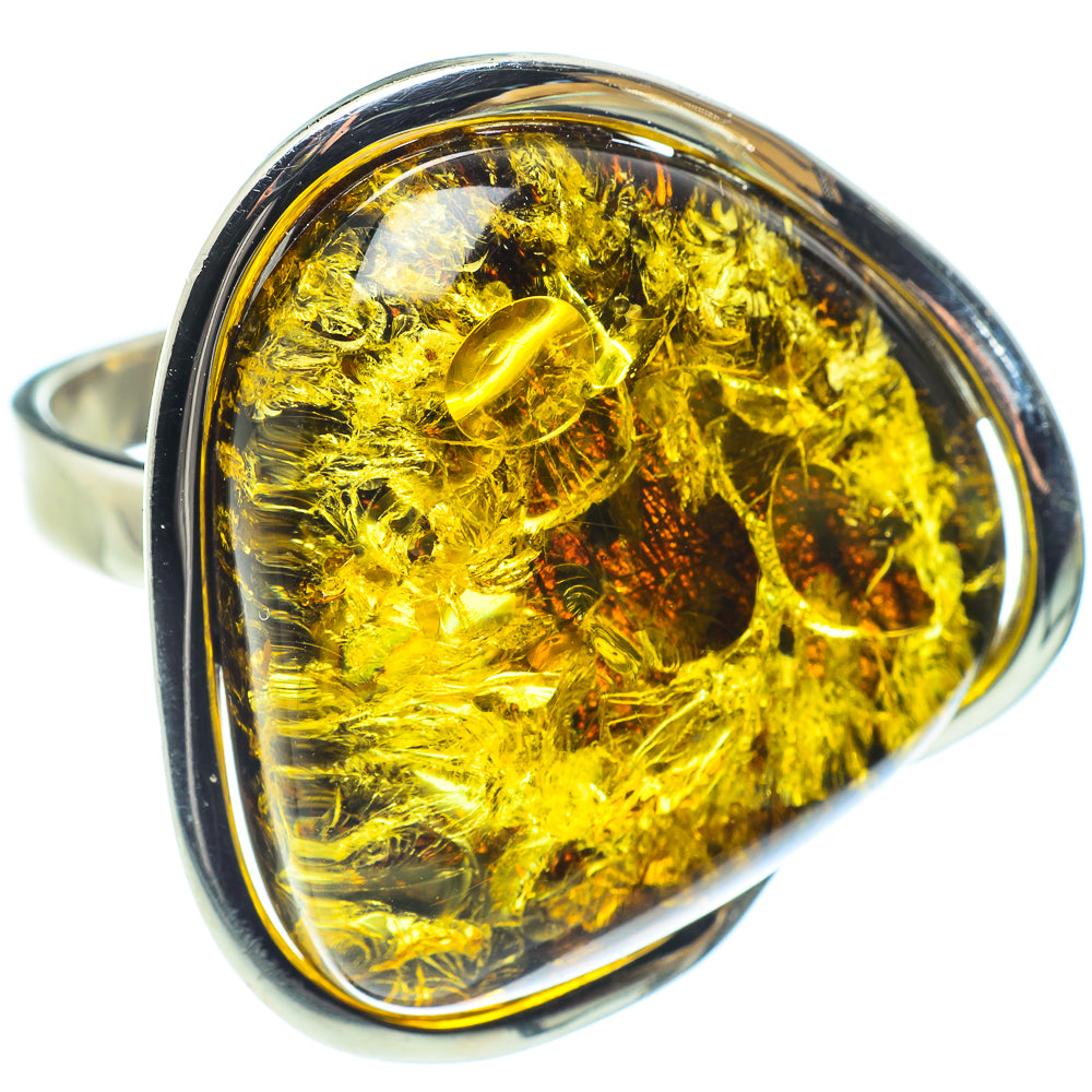 Baltic Amber Rings handcrafted by Anasilvercos - RING58285