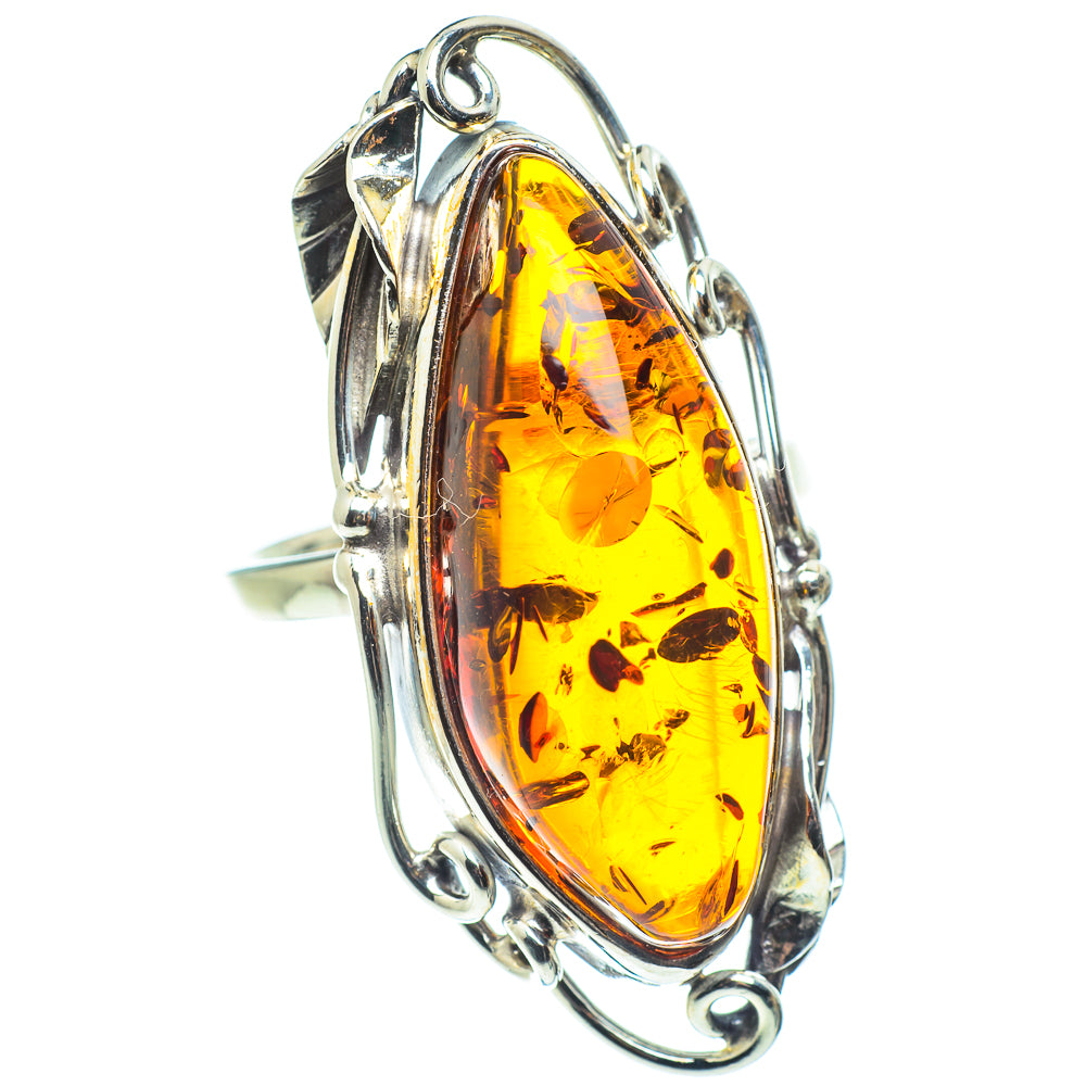 Baltic Amber Rings handcrafted by Anasilvercos - RING58286