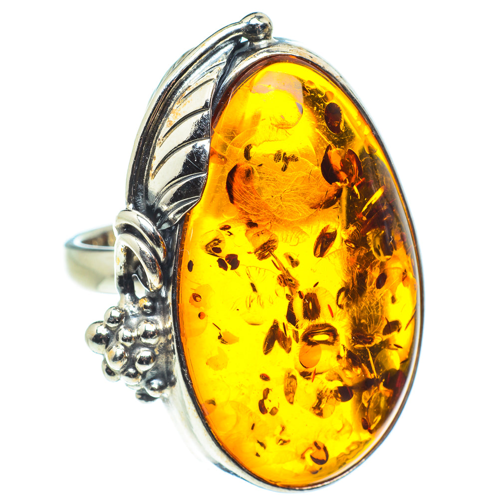 Baltic Amber Rings handcrafted by Anasilvercos - RING58294