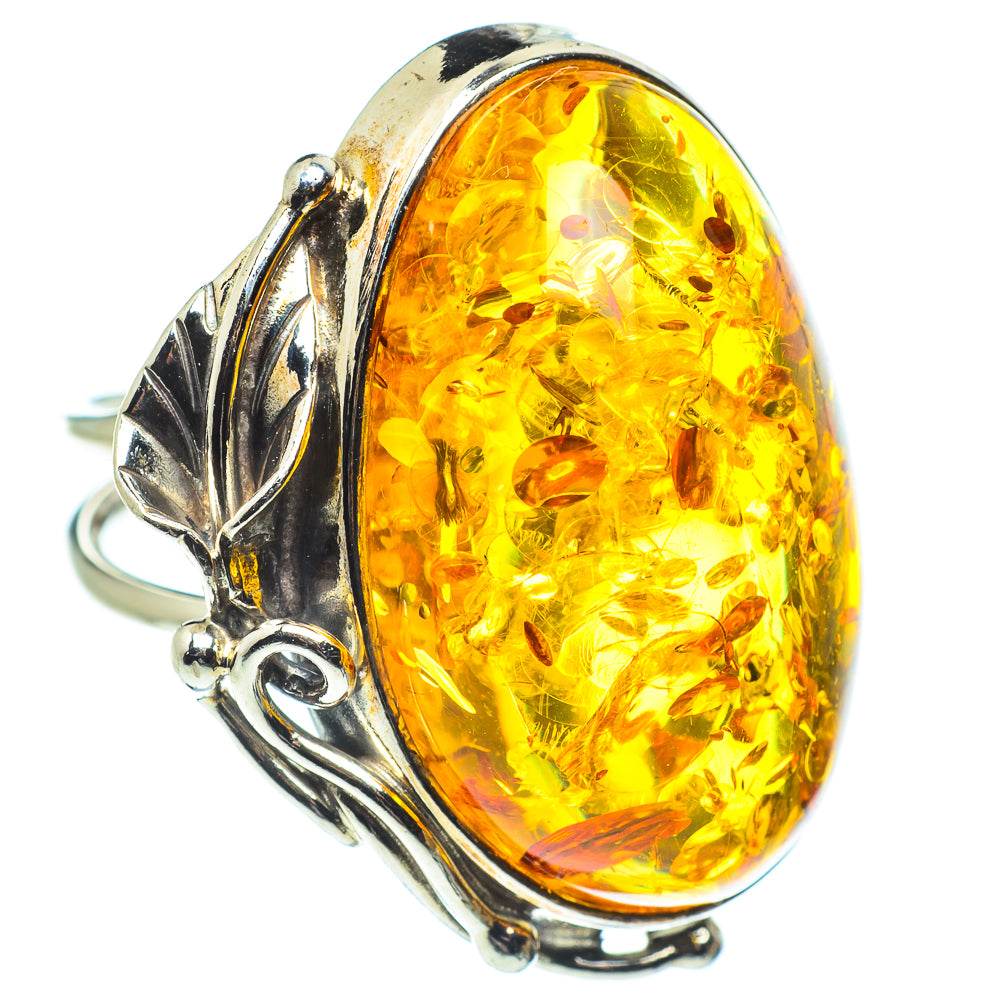 Baltic Amber Rings handcrafted by Anasilvercos - RING58295