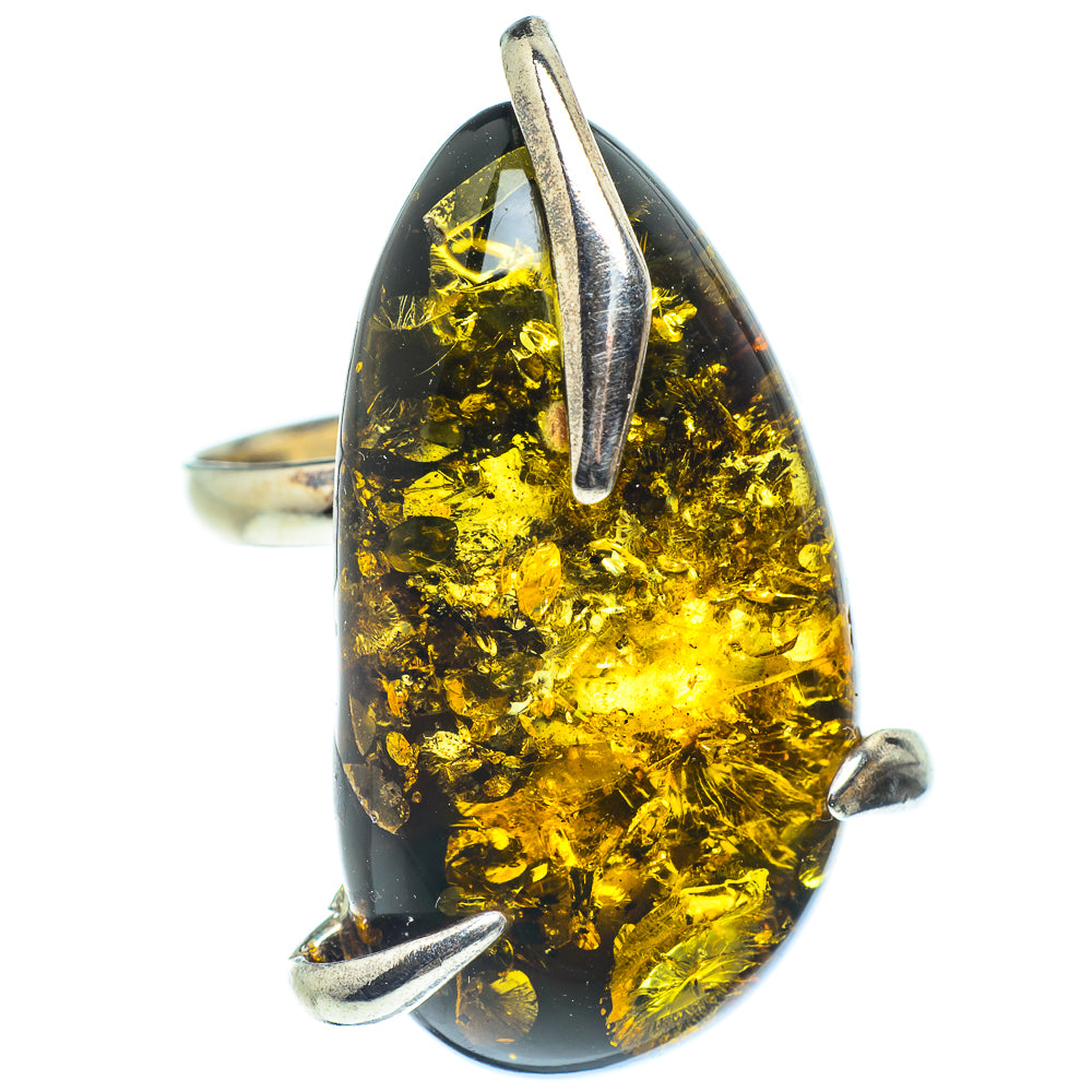 Baltic Amber Rings handcrafted by Anasilvercos - RING58298