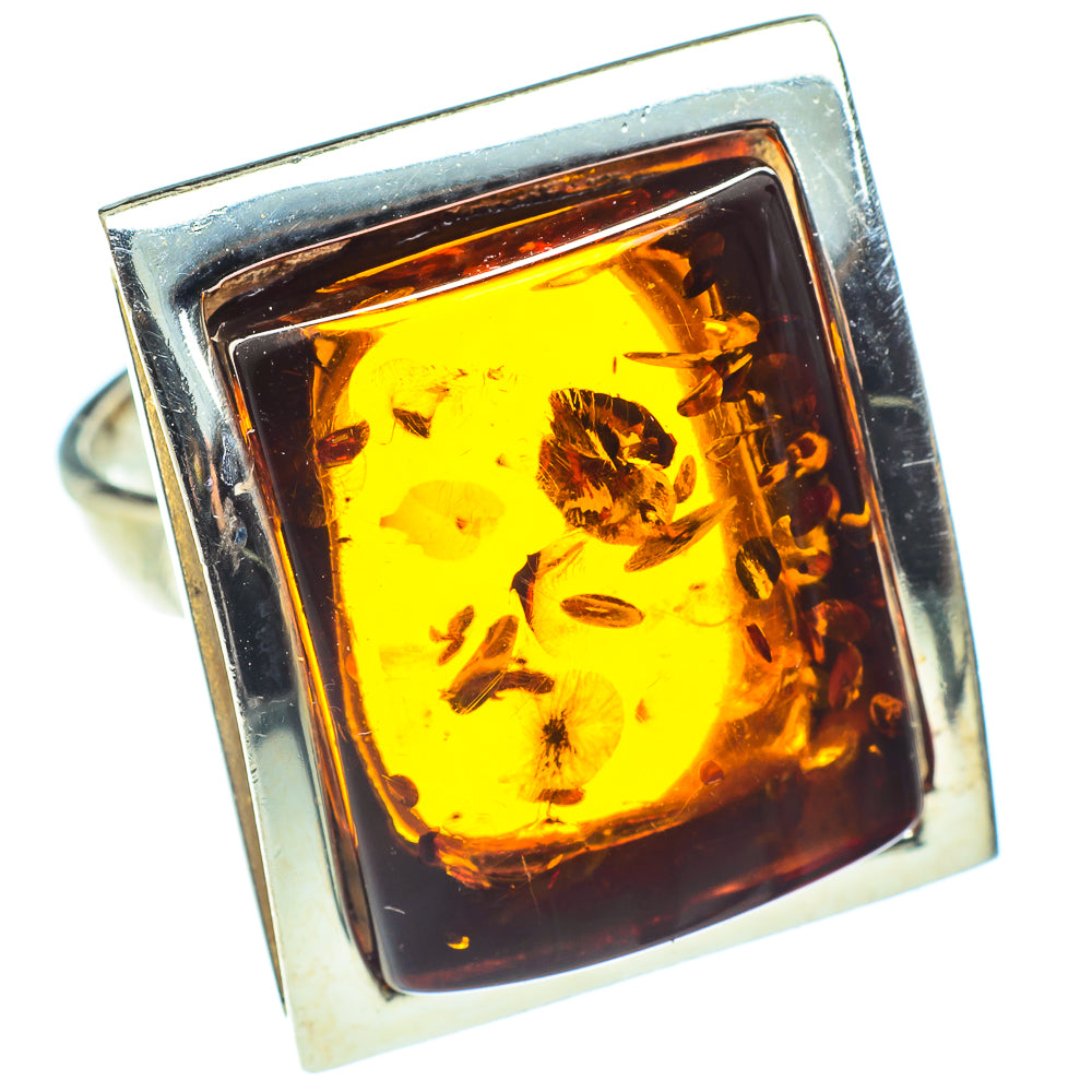 Baltic Amber Rings handcrafted by Anasilvercos - RING58299