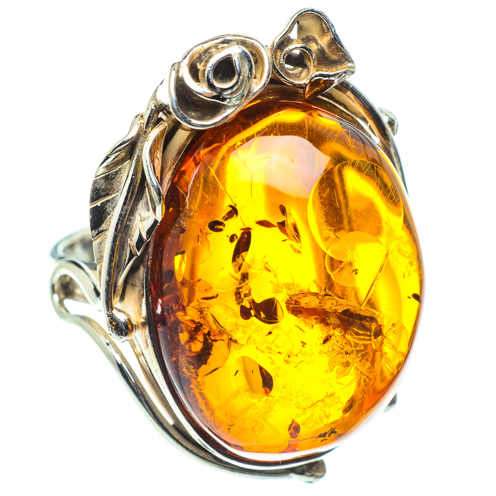 Baltic Amber Rings handcrafted by Anasilvercos - RING58302