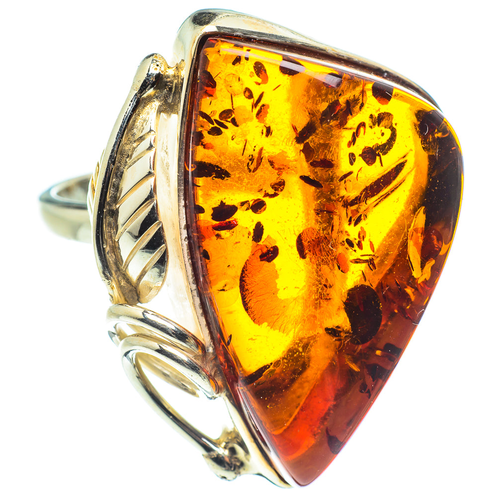 Baltic Amber Rings handcrafted by Anasilvercos - RING58305