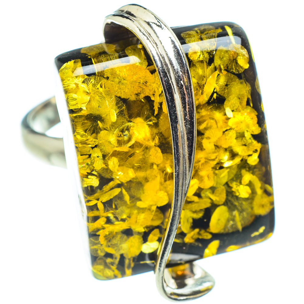 Baltic Amber Rings handcrafted by Anasilvercos - RING58310