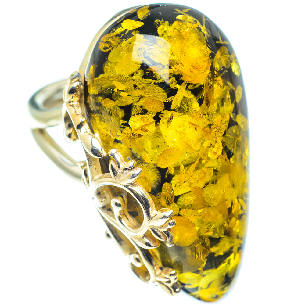 Baltic Amber Rings handcrafted by Anasilvercos - RING58312
