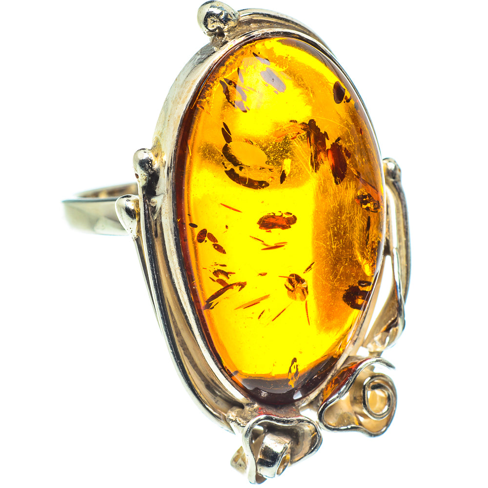 Baltic Amber Rings handcrafted by Anasilvercos - RING58314