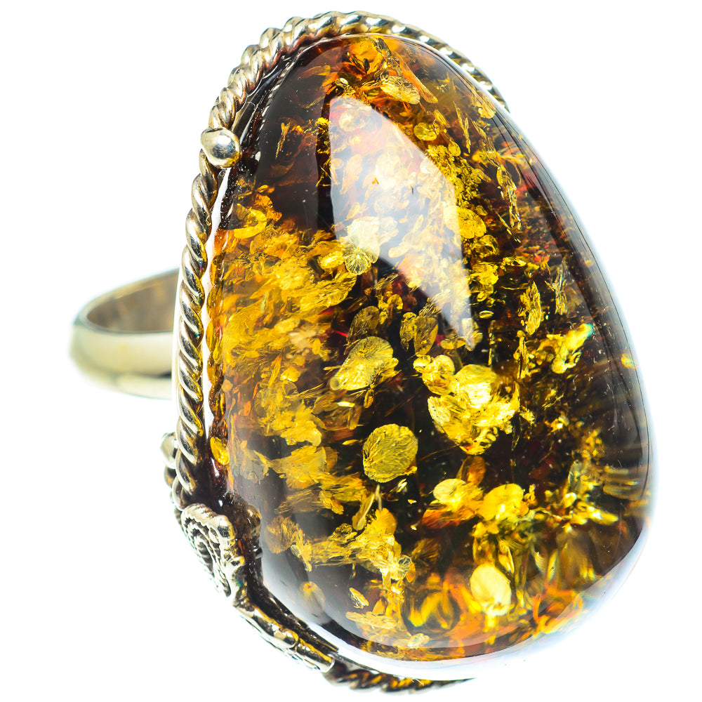 Baltic Amber Rings handcrafted by Anasilvercos - RING58321