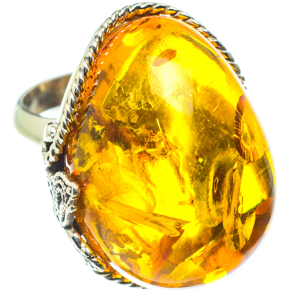 Baltic Amber Rings handcrafted by Anasilvercos - RING58323