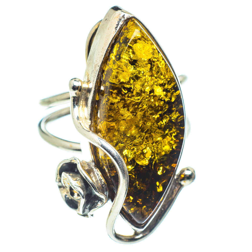 Baltic Amber Rings handcrafted by Anasilvercos - RING58328