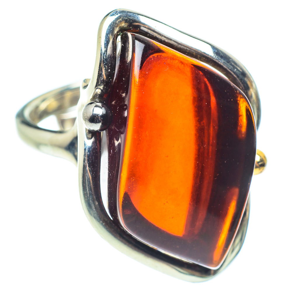 Baltic Amber Rings handcrafted by Anasilvercos - RING58331 - Photo 2