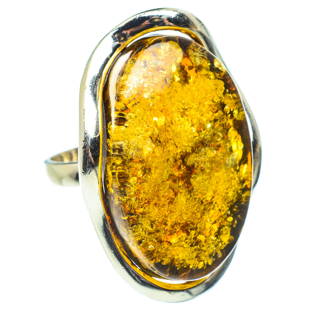 Baltic Amber Rings handcrafted by Anasilvercos - RING58333