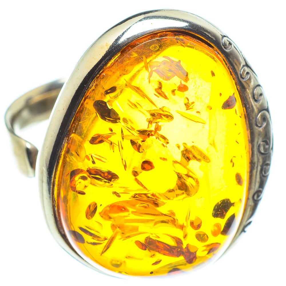 Baltic Amber Rings handcrafted by Anasilvercos - RING58340