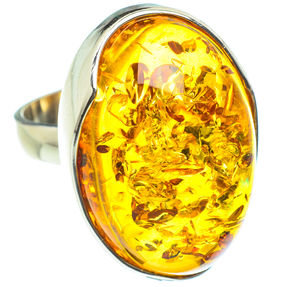 Baltic Amber Rings handcrafted by Anasilvercos - RING58341