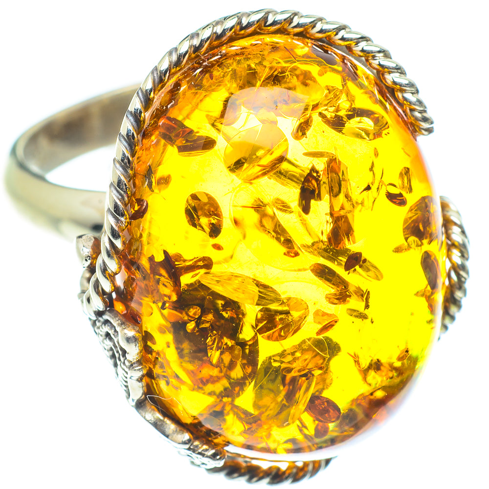 Baltic Amber Rings handcrafted by Anasilvercos - RING58352