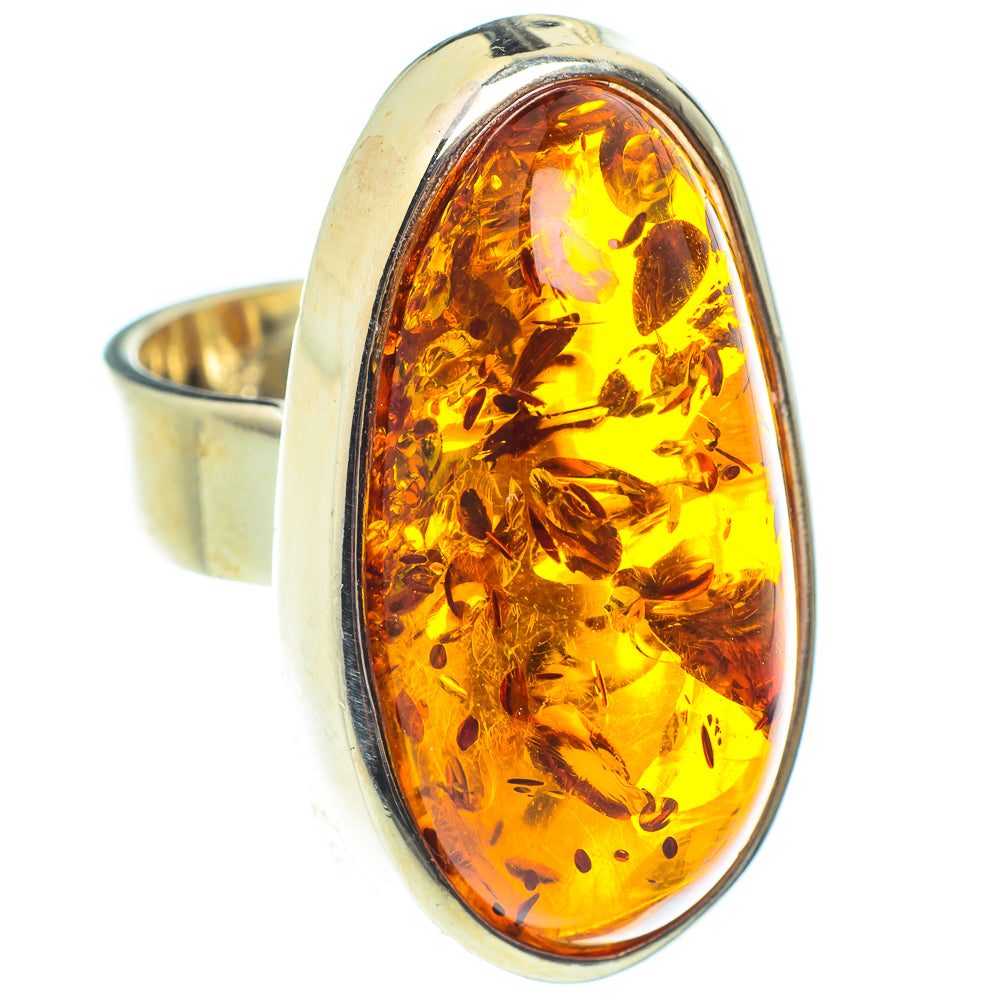 Baltic Amber Rings handcrafted by Anasilvercos - RING58355