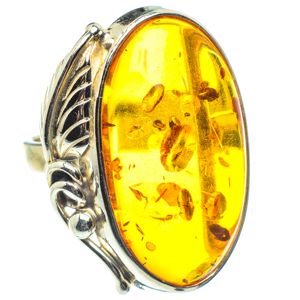 Baltic Amber Rings handcrafted by Anasilvercos - RING58356