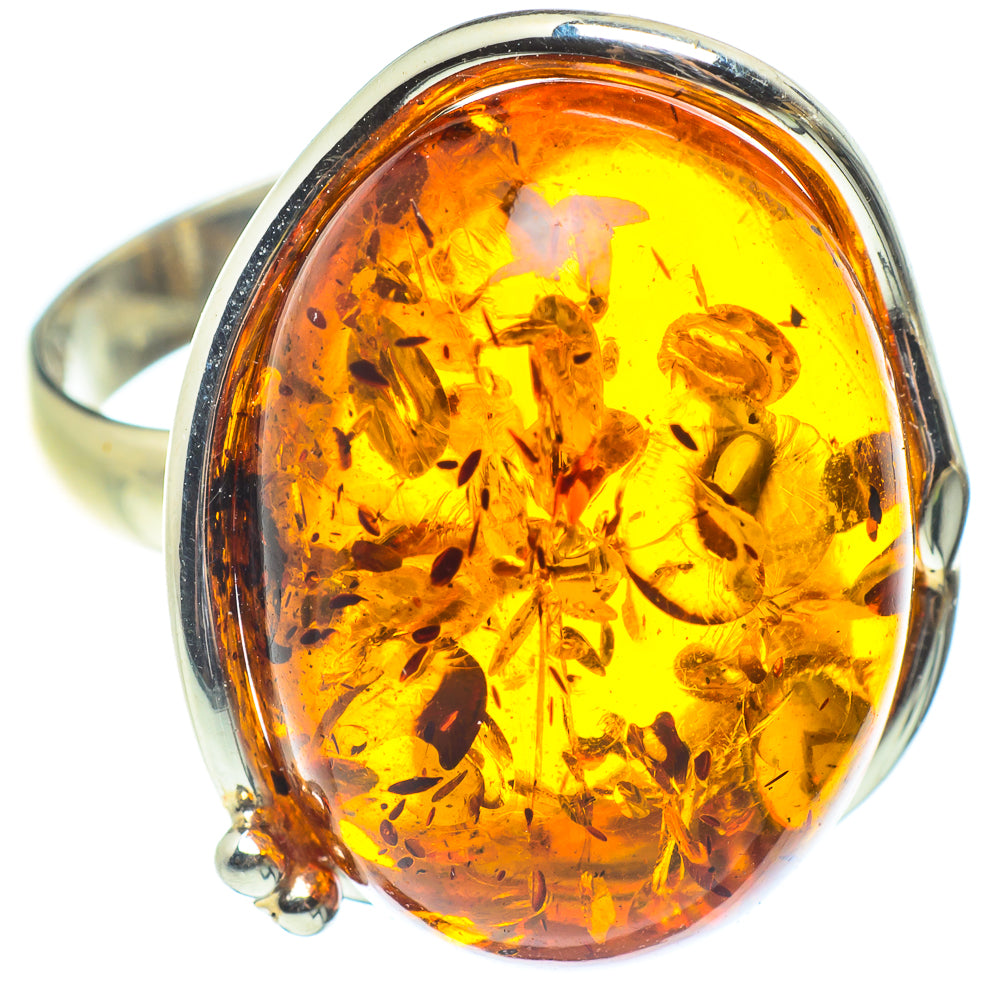 Baltic Amber Rings handcrafted by Anasilvercos - RING58357