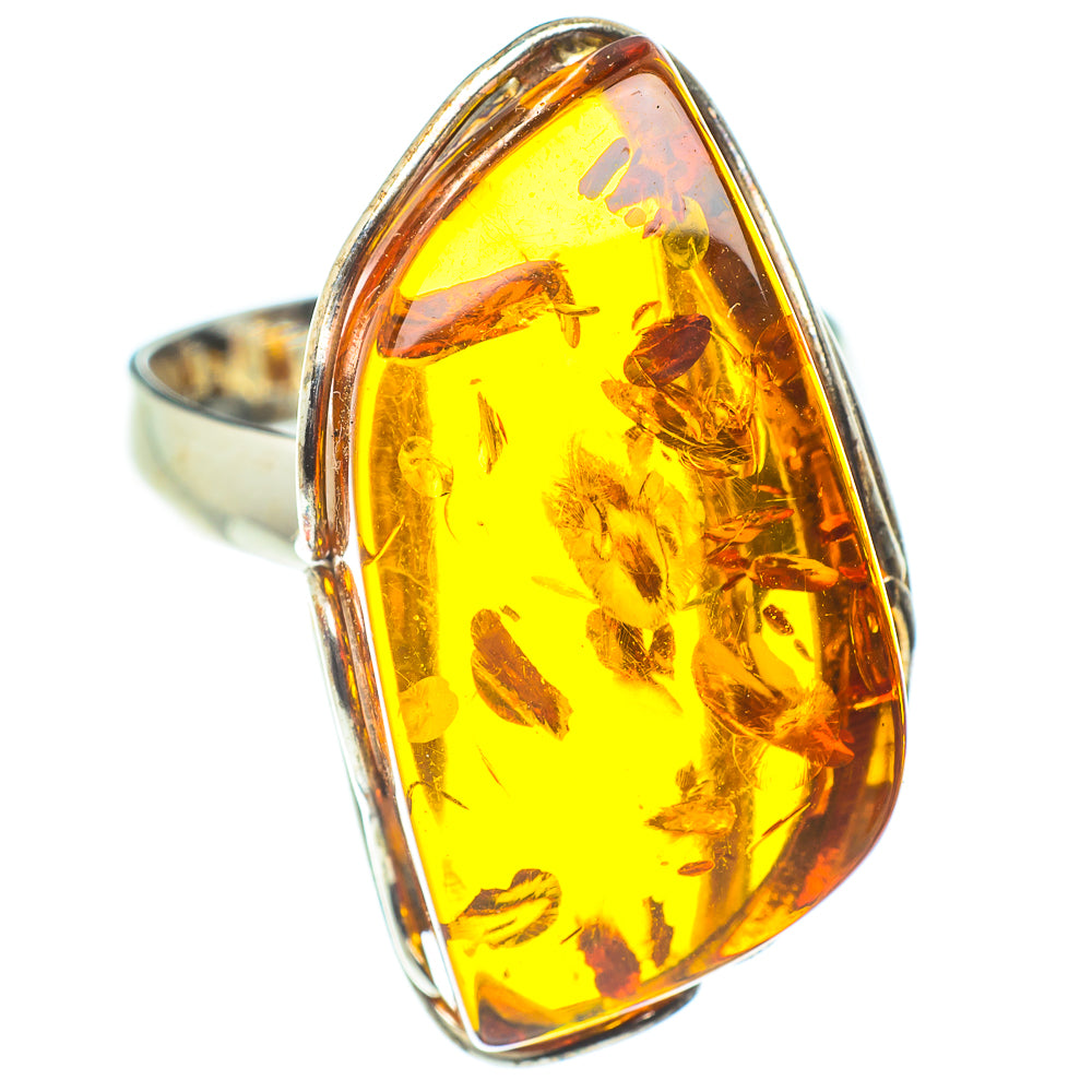 Baltic Amber Rings handcrafted by Anasilvercos - RING58358