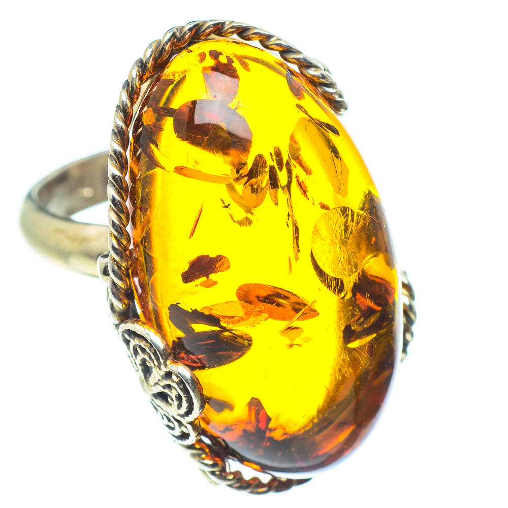 Baltic Amber Rings handcrafted by Anasilvercos - RING58360