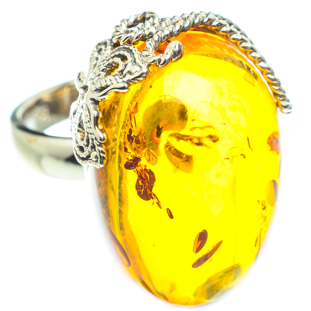 Baltic Amber Rings handcrafted by Anasilvercos - RING58368