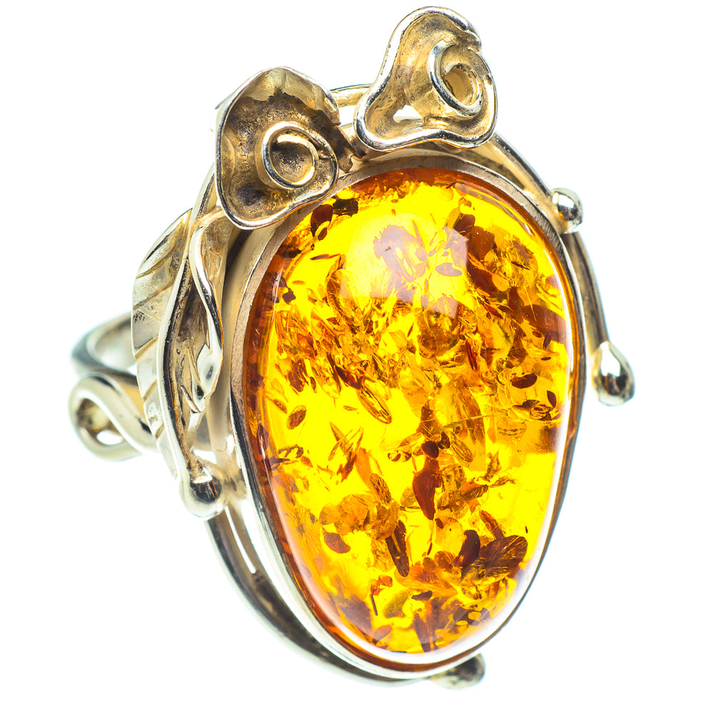 Baltic Amber Rings handcrafted by Anasilvercos - RING58370