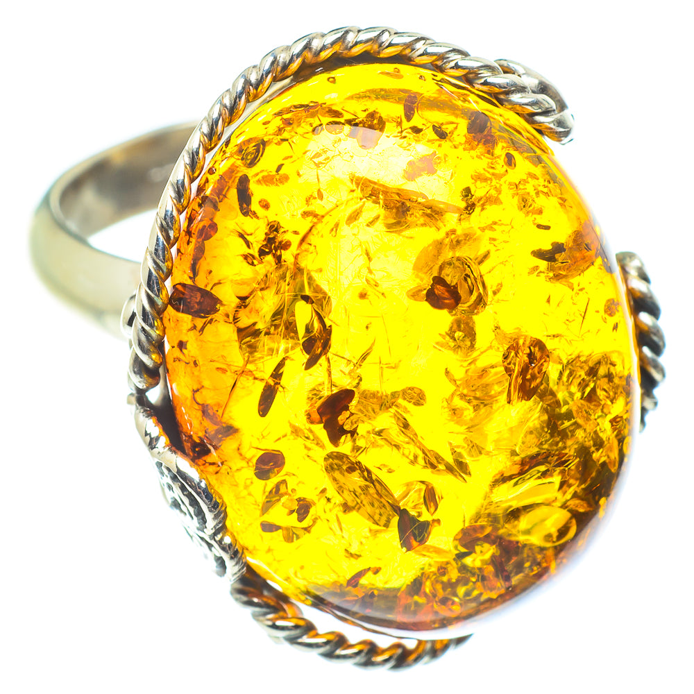 Baltic Amber Rings handcrafted by Anasilvercos - RING58377