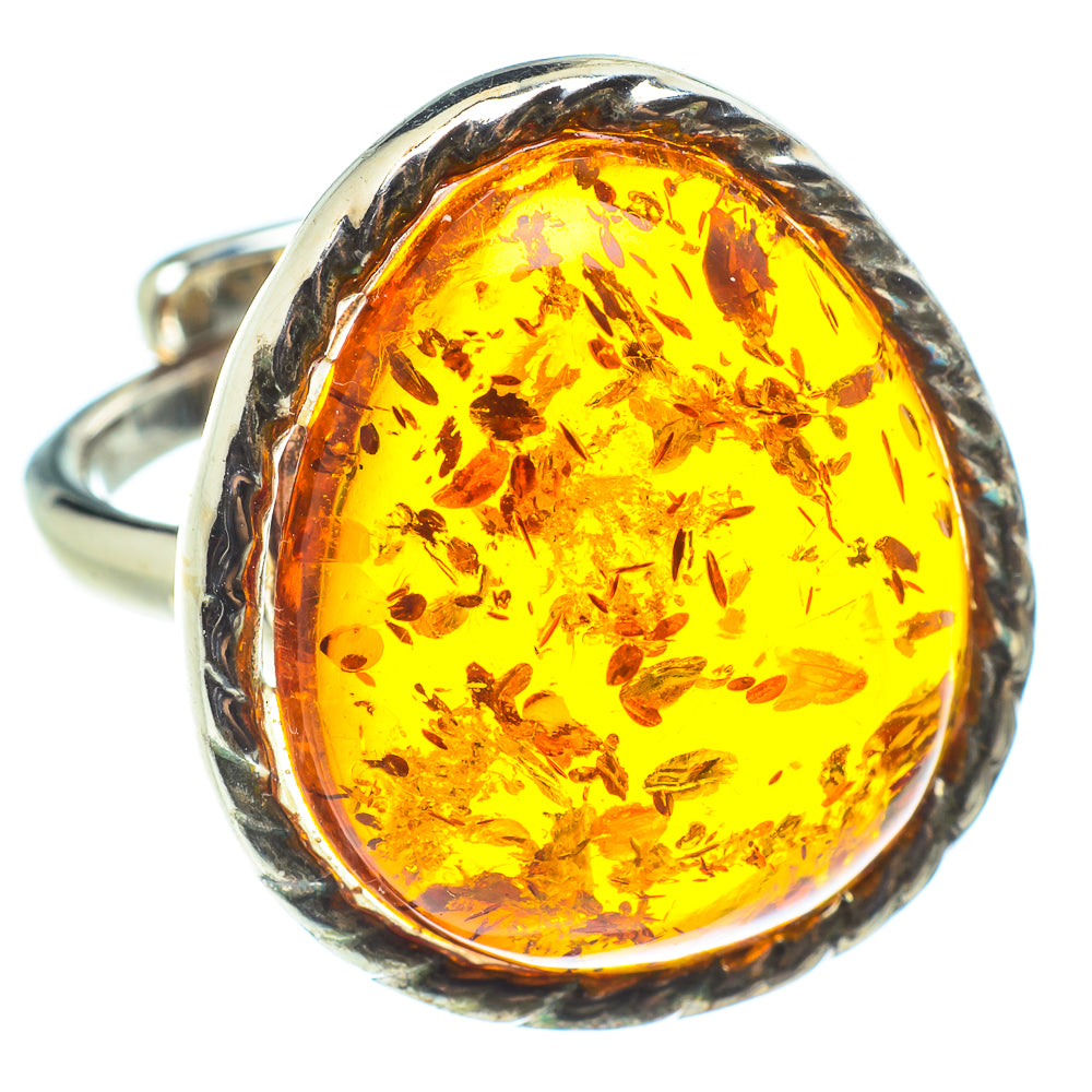 Baltic Amber Rings handcrafted by Anasilvercos - RING58378