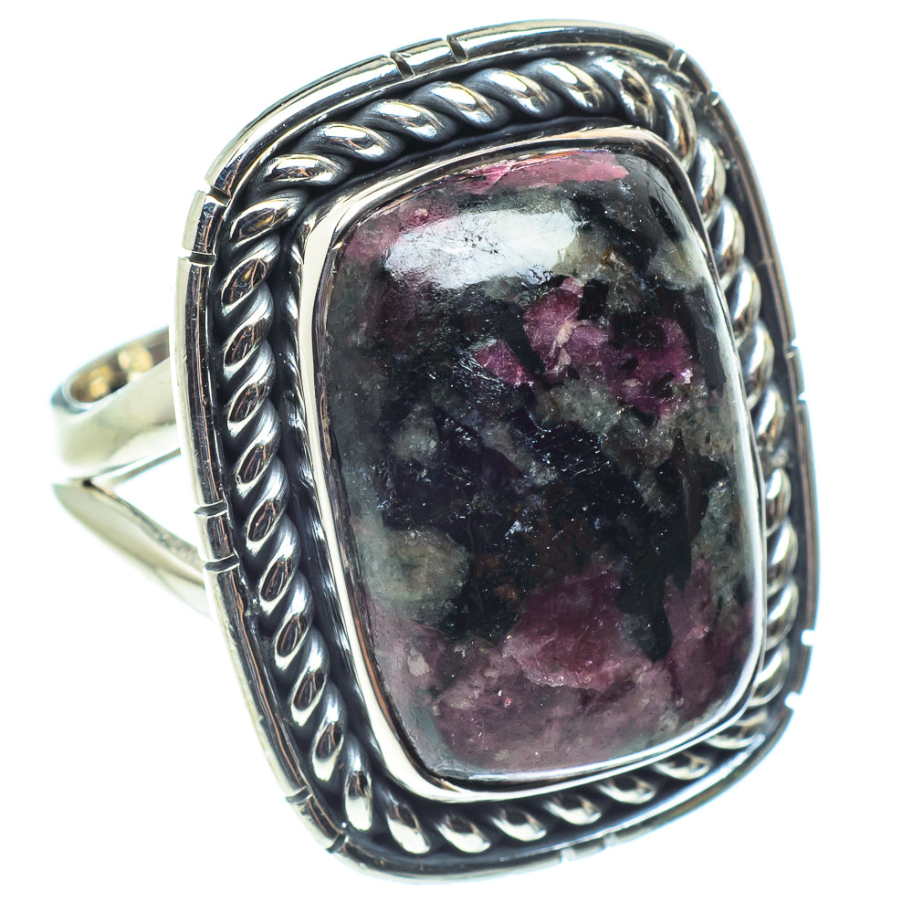 Russian Eudialyte Rings handcrafted by Anasilvercos - RING58408