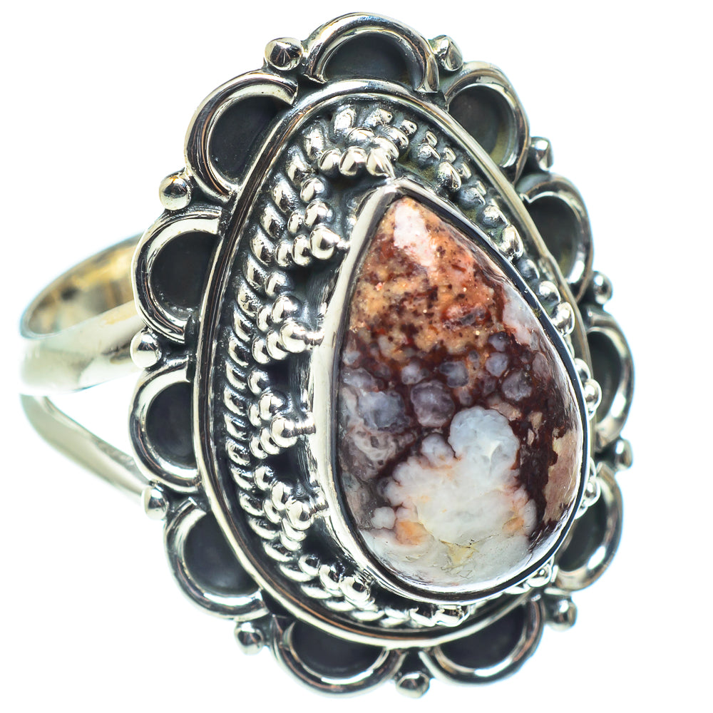 Peanut Wood Jasper Rings handcrafted by Anasilvercos - RING58410