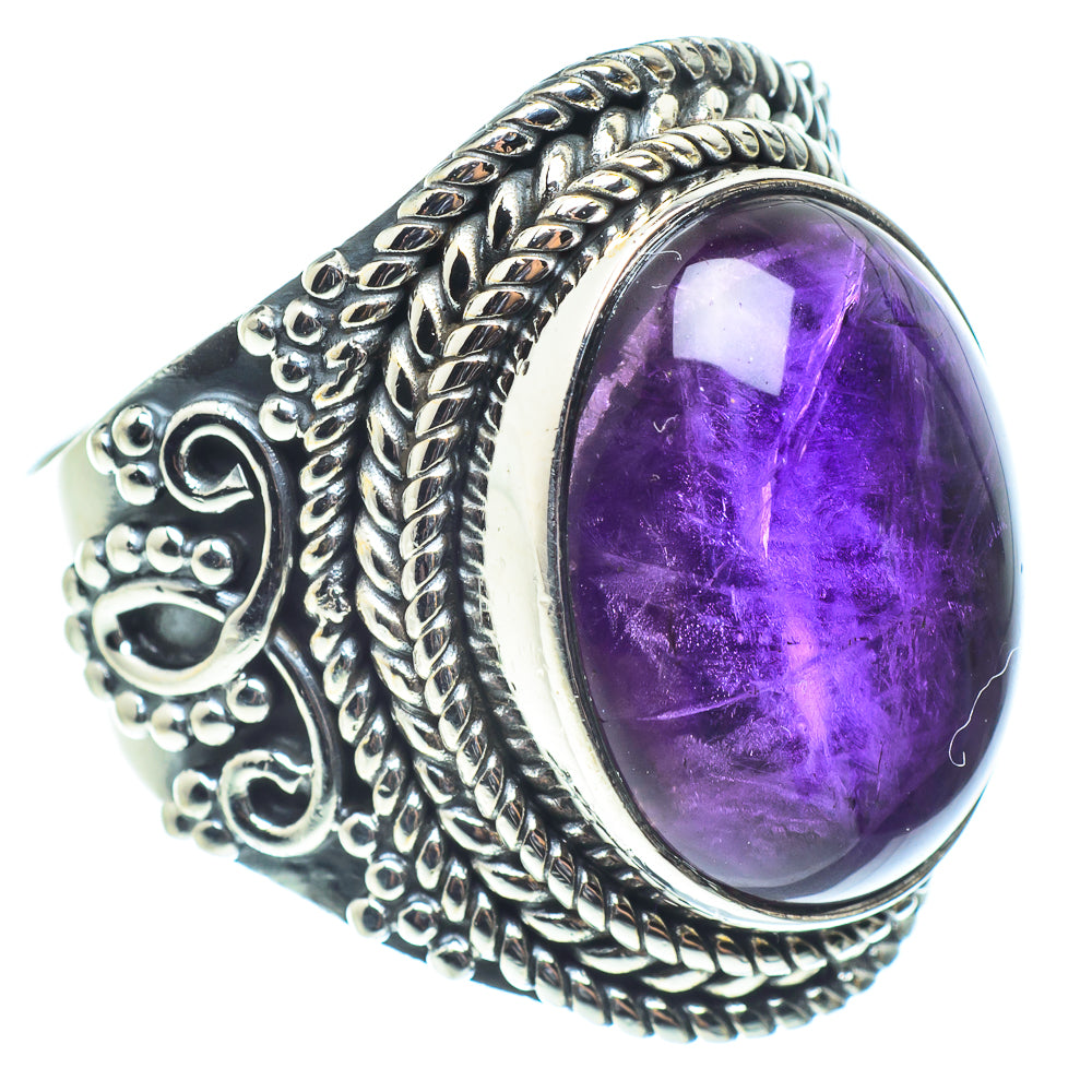 Amethyst Rings handcrafted by Anasilvercos - RING58424