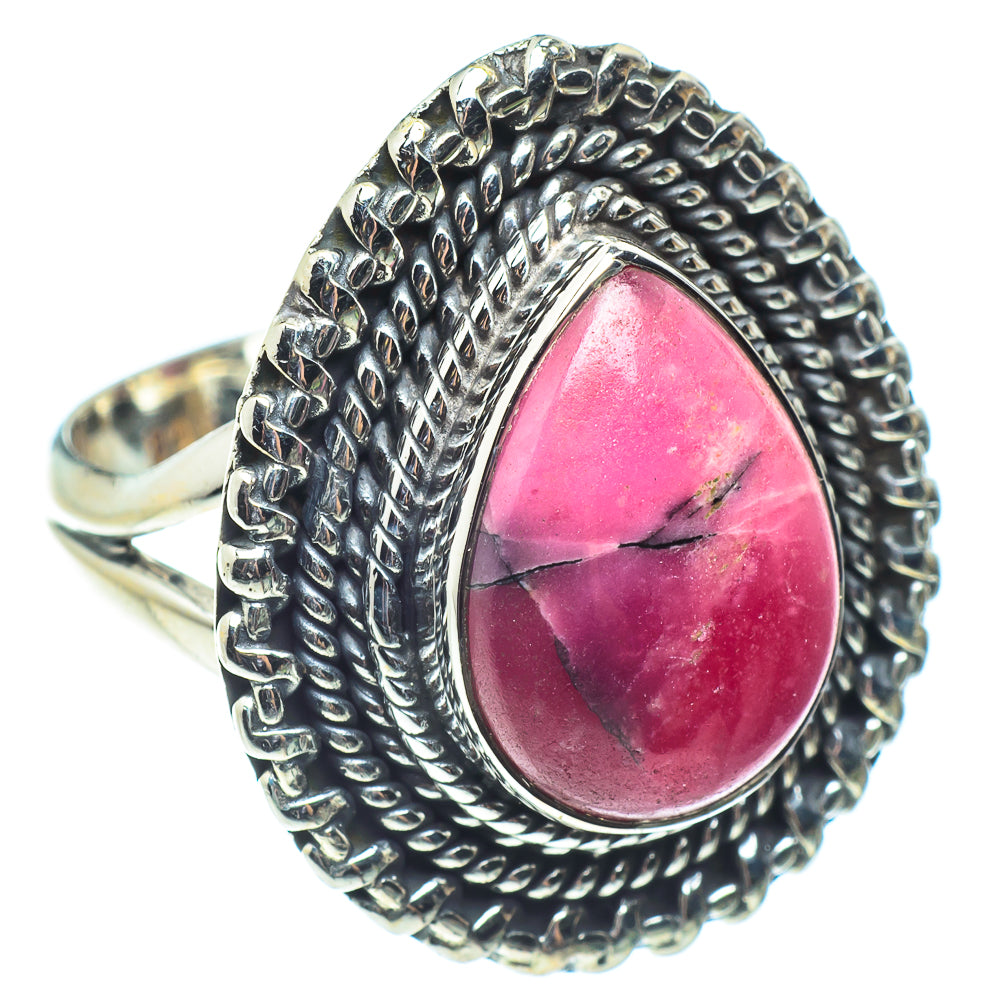 Rhodonite Rings handcrafted by Anasilvercos - RING58426