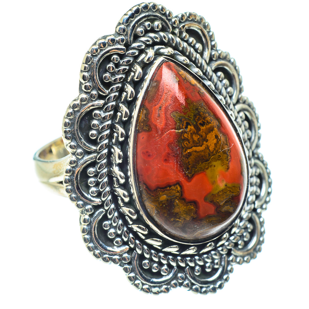 Moroccan Agate Rings handcrafted by Anasilvercos - RING58429