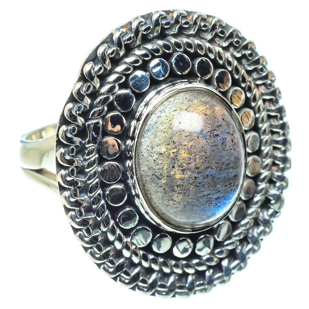 Labradorite Rings handcrafted by Anasilvercos - RING58440
