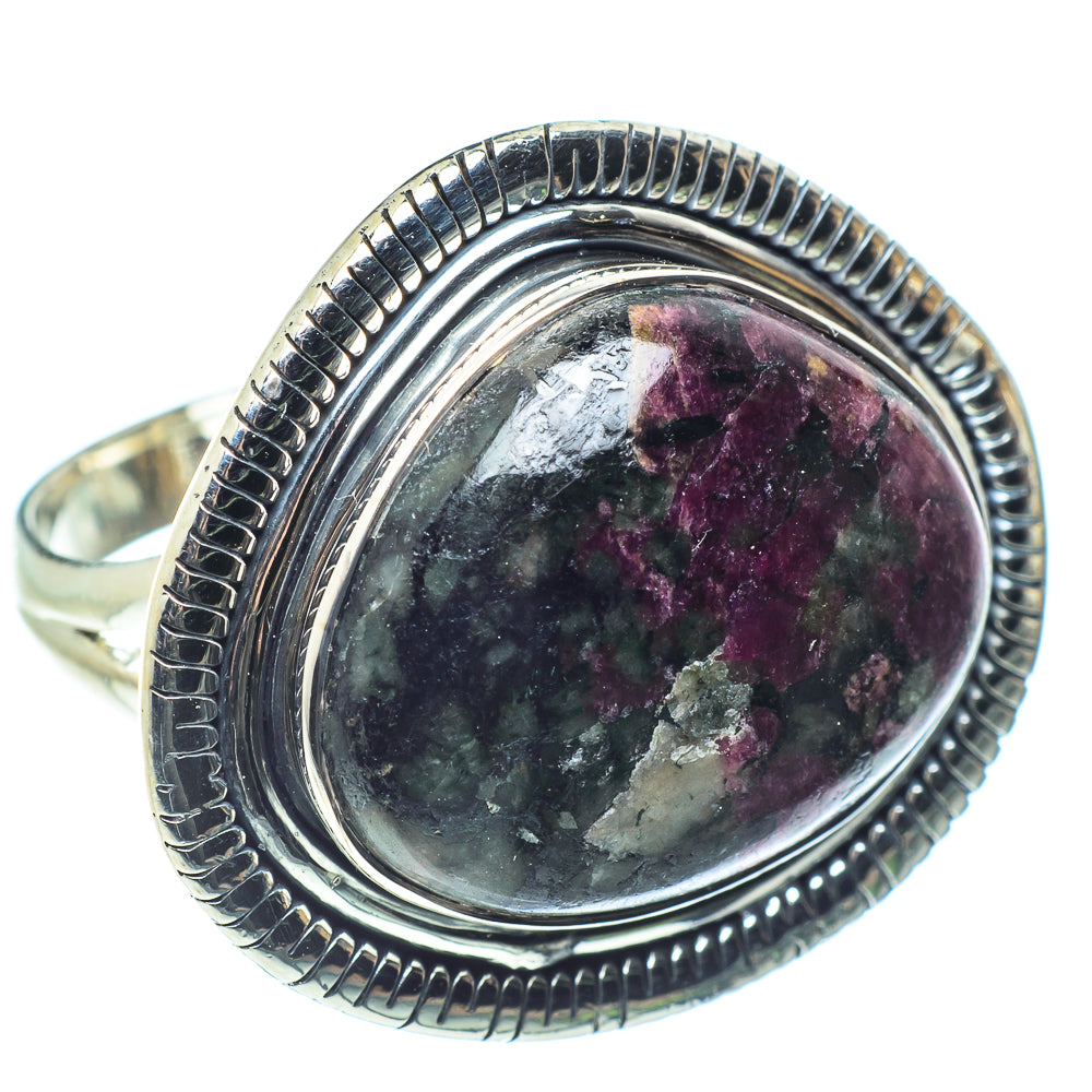 Russian Eudialyte Rings handcrafted by Anasilvercos - RING58451